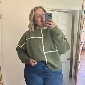 Olive Green Women's Sweater